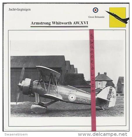 Vliegtuigen.- Armstrong Whitworth AW.XV! - Jachtvliegtuigen. -  Groot-Brittannië - Vliegtuigen