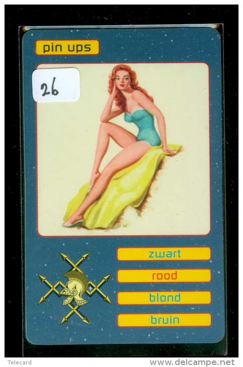 TELEFOONKAART * SFOR * PIN UPS  (26a) NEDERLAND FL 50,00 Soldiers On Mission LIMITED EDITION * TELECARTE * PHONECARD - Leger