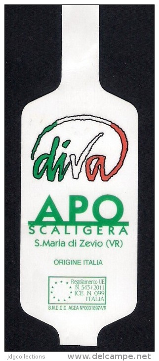 # KIWI DIVA APO SCALIGERA VERONA ITALY Fruit Tag Balise Etiqueta Anhänger Cartellino Fruit Fruits - Fruits & Vegetables