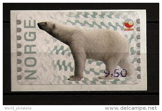 Norvège Norge 2008 N° Distributeur 15 ** Affranchissement, Courant, Ours Blanc, Ours Polaire, Cor Postal, Animaux, Neige - Unused Stamps