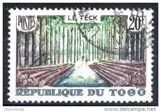 Togo / France 1959 Yt 289 Definitives | Trees, Teakwood - Used Stamps