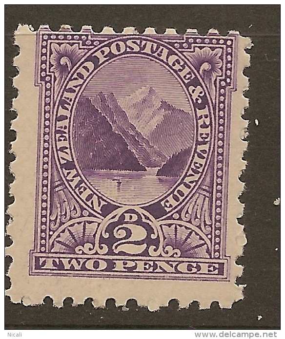 NZ 1898 2d Pembroke SG 276 UNHM #VY8 - Ongebruikt