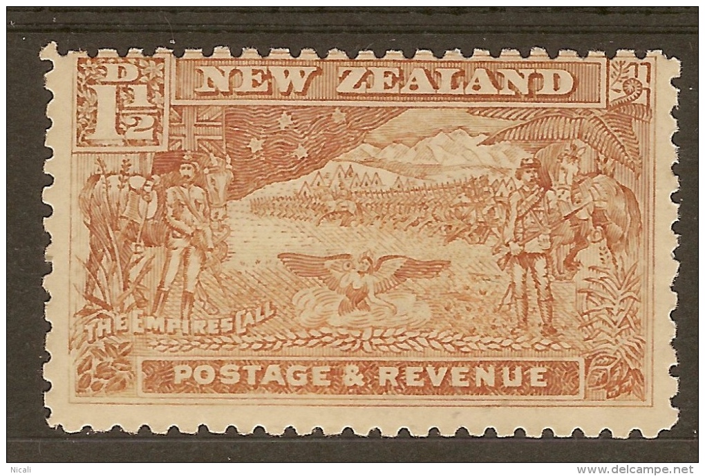 NZ 1898 1 1/2d Boer War SG 275a UNHM #VY4 - Ungebraucht