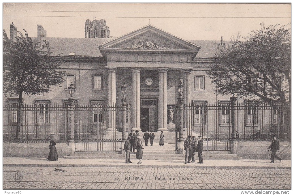 Cp , 51 , REIMS , Palais De Justice - Reims