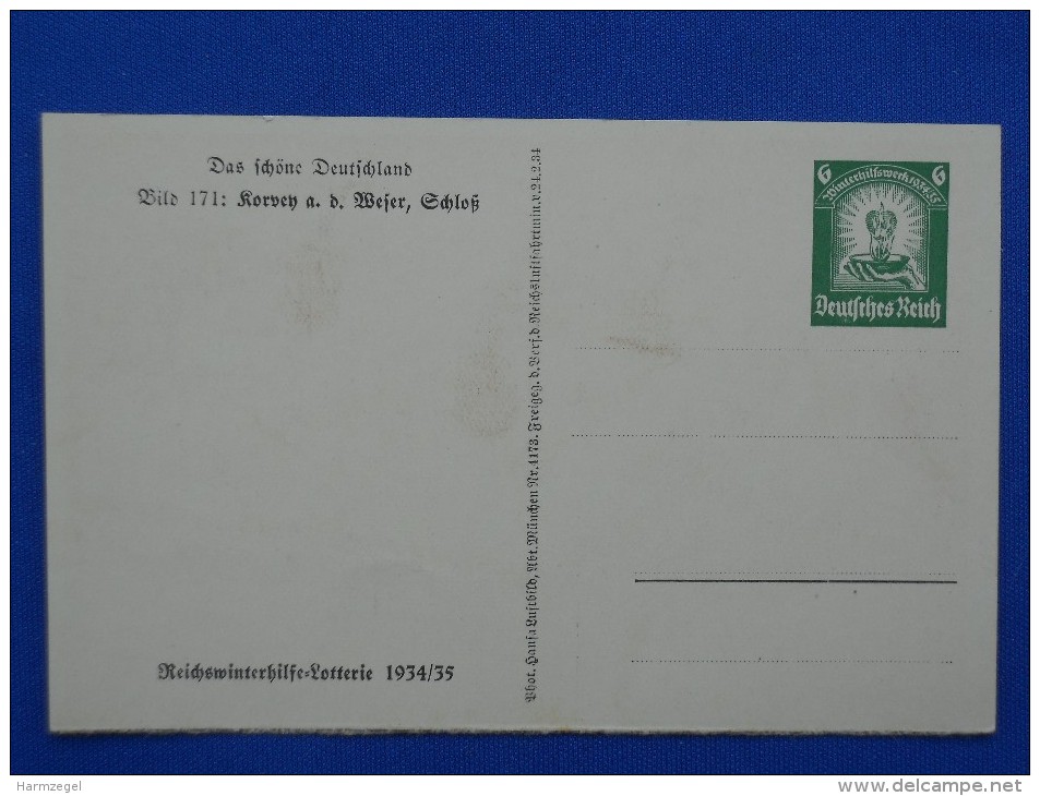 Postal Stationary, Klooster, Kasteel, Korven, Monastry, Castle, Deutsches Reich - Klöster