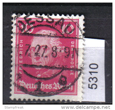 DR. Mi. 390 Vollstempel Dessau - Usados