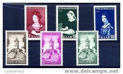SARRE Yvert 355 à 360 NEUFS**, 6 Valeurs, Année 1956 - Unused Stamps