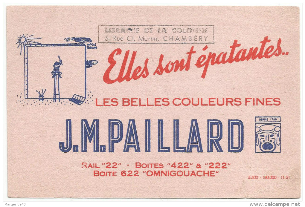 BUVARD GOUACHES J.M. PAILLARD - Other & Unclassified