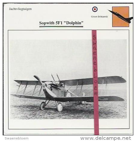 Vliegtuigen.- Sopwith 5F1 - Dolphin - Jachtvliegtuigen. -  Groot-Brittannië - Vliegtuigen