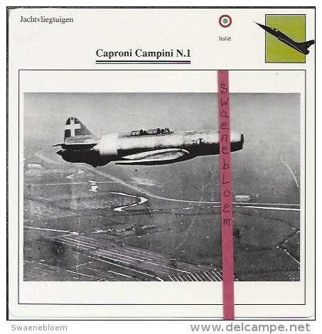 Vliegtuigen.- Caproni Campini N.1 - Jachtvliegtuigen. -  Italië - Aerei