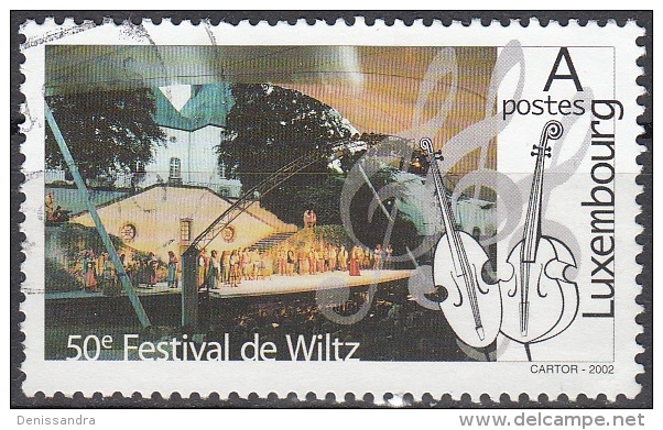 Luxembourg 2002 Michel 1577 O Cote (2008) 1.00 Euro 50 Ans Festival De Wiltz Cachet Rond - Oblitérés