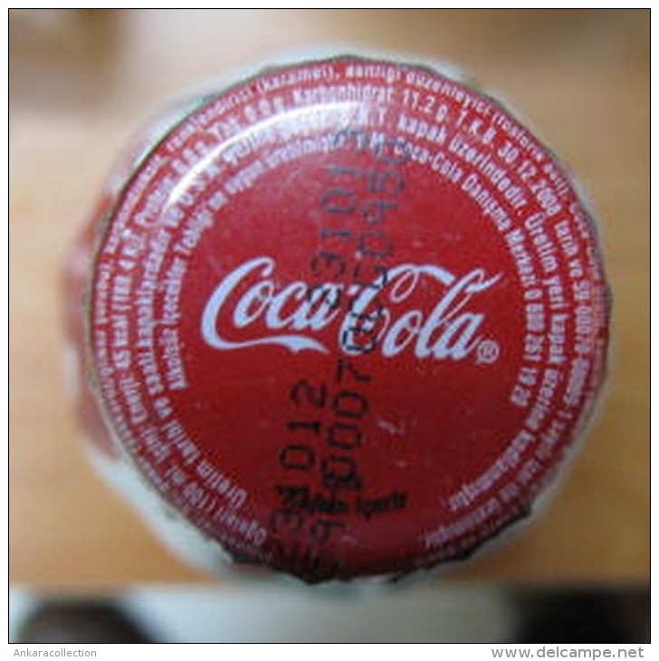 AC - COCA COLA - POLAR BEAR ILLUSTRATED SHRINK WRAPPED EMPTY GLASS BOTTLE - Bottiglie