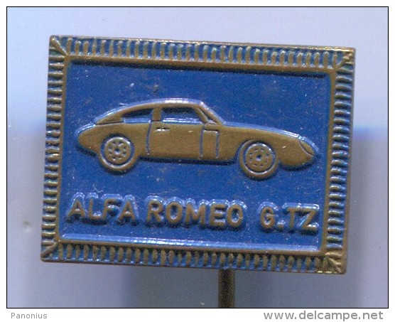 ALFA ROMEO GTZ - Car Auto Automobile, Vintage Pin, Badge - Alfa Romeo