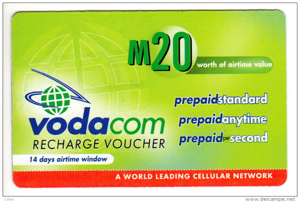 LESOTHO Prépayée VODACOM M20 Année 2006 - Lesotho