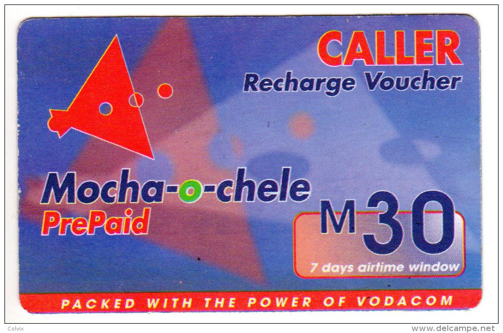 LESOTHO Prépayée VODACOM M30 Année 2003 - Lesoto