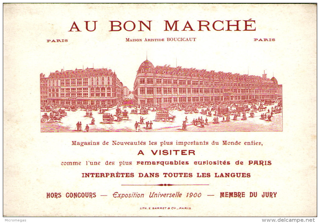 Chromo Au Bon Marché - Scène Rustique - Au Bon Marché