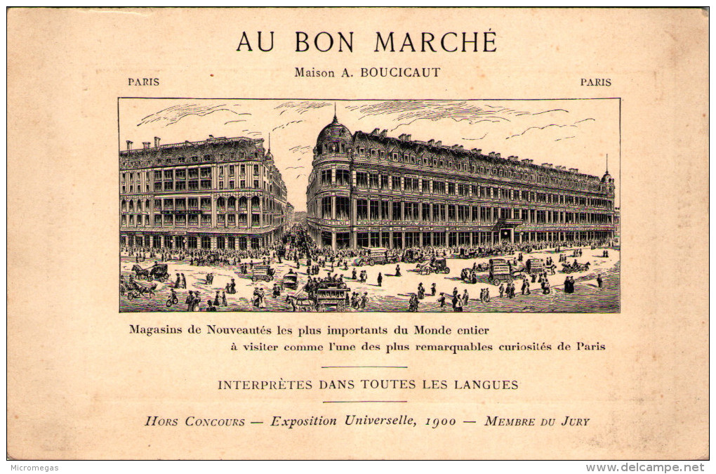 Chromo Au Bon Marché - Fruits Animés III - Fête Aux Pruniers - Au Bon Marché