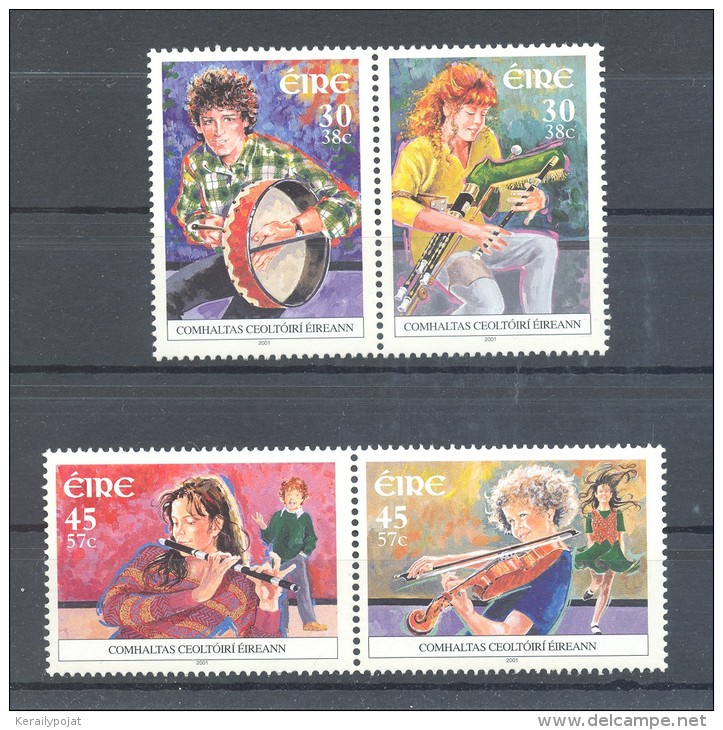 Ireland - 2001 Comhaltas Ceoltoiri Éireann Pairs MNH__(TH-7281) - Nuovi