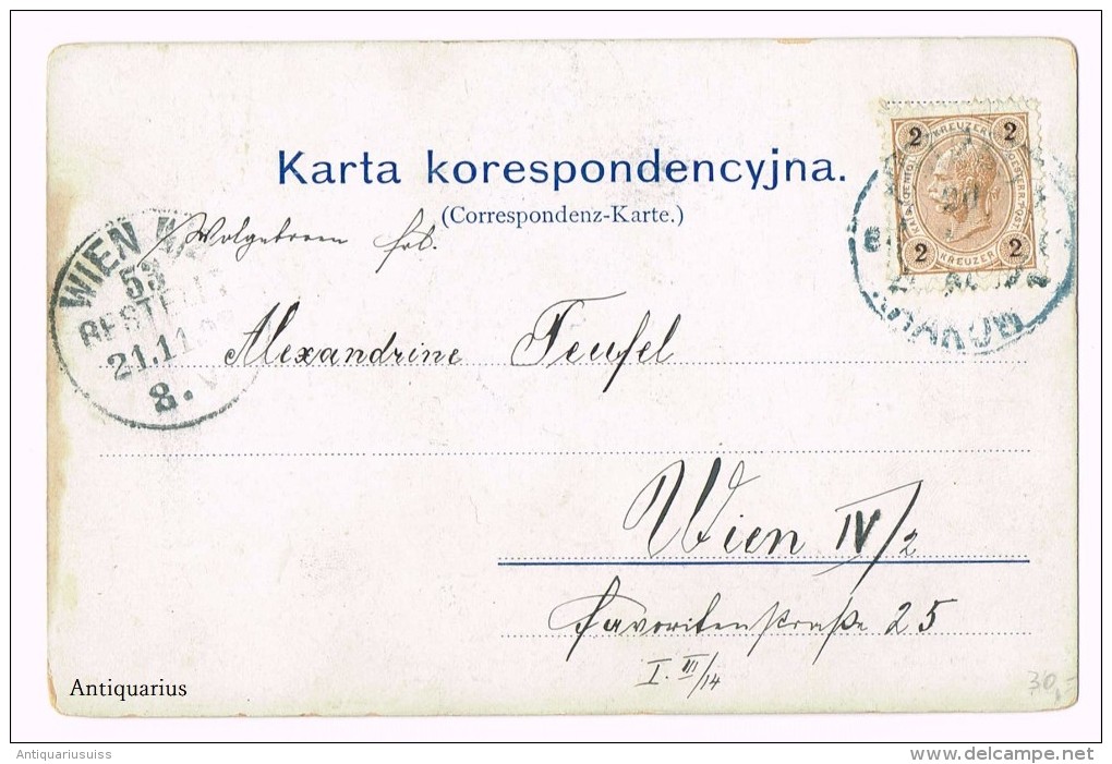 Krakow - Königsschloss In Krakau - 1899 - Poland