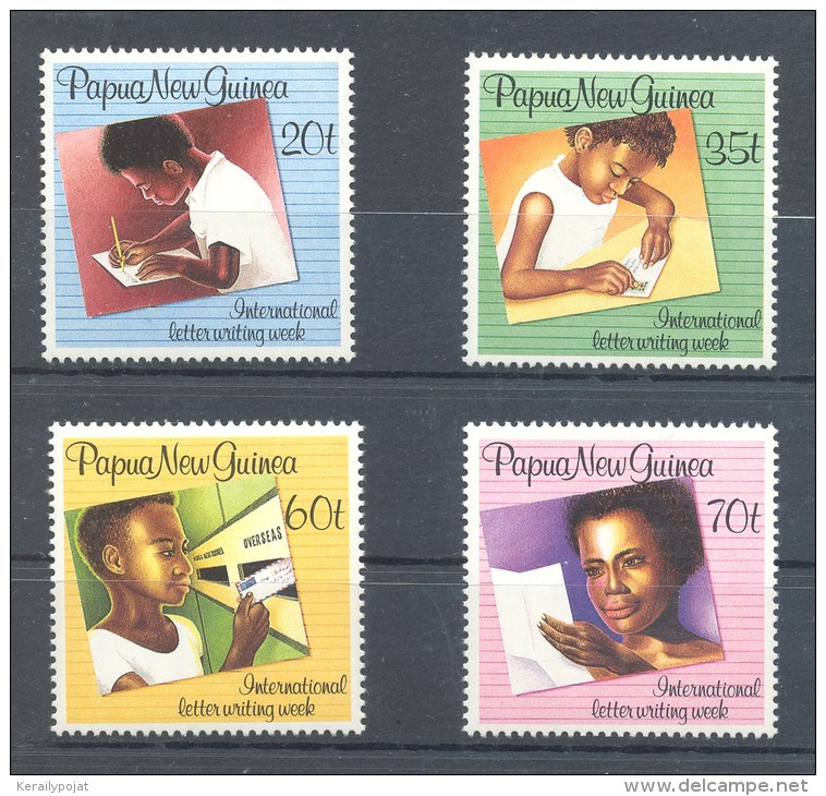 Papua New Guinea - 1989 Week Of Letter Writing MNH__(TH-2986) - Papoea-Nieuw-Guinea