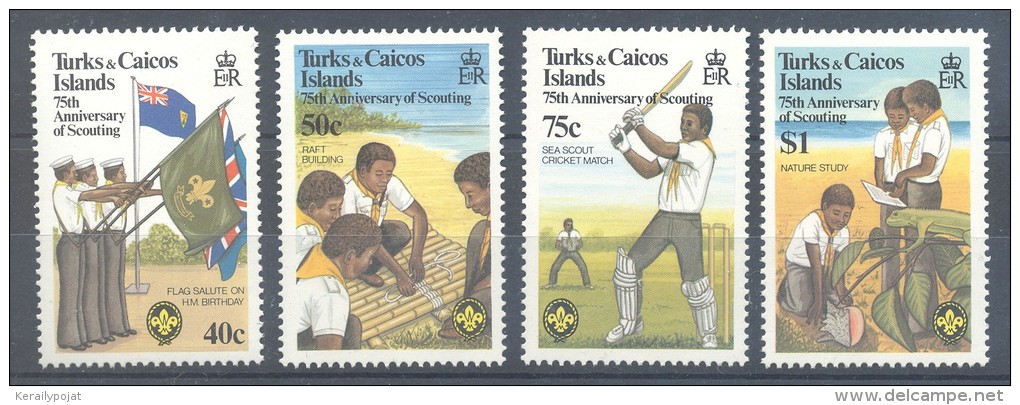 Turks And Caicos - 1982 Scouts MNH__(TH-1268) - Turks E Caicos