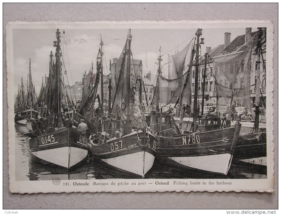 Oostende Ostende, Bateaux De Pêche Au Port - Salvador De Bahia