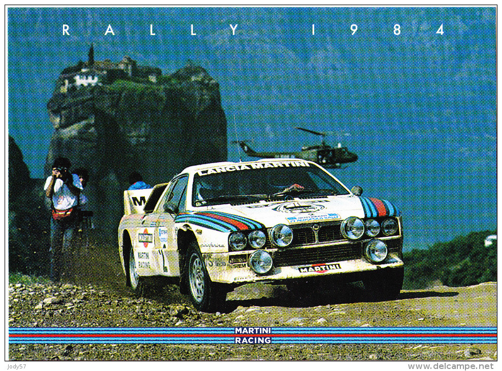 CARTOLINA    MARTINI RACING - LANCIA 037      NON VIAGGIATA - Rallyes