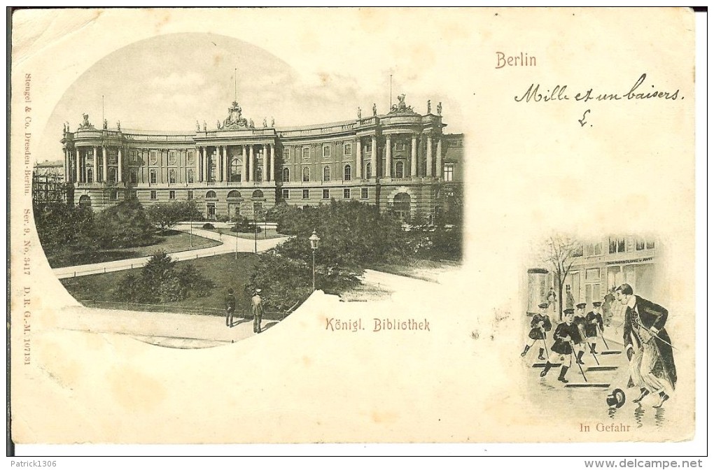 CPA  BERLIN, Königl. Bibliothek  0738 - Autres & Non Classés