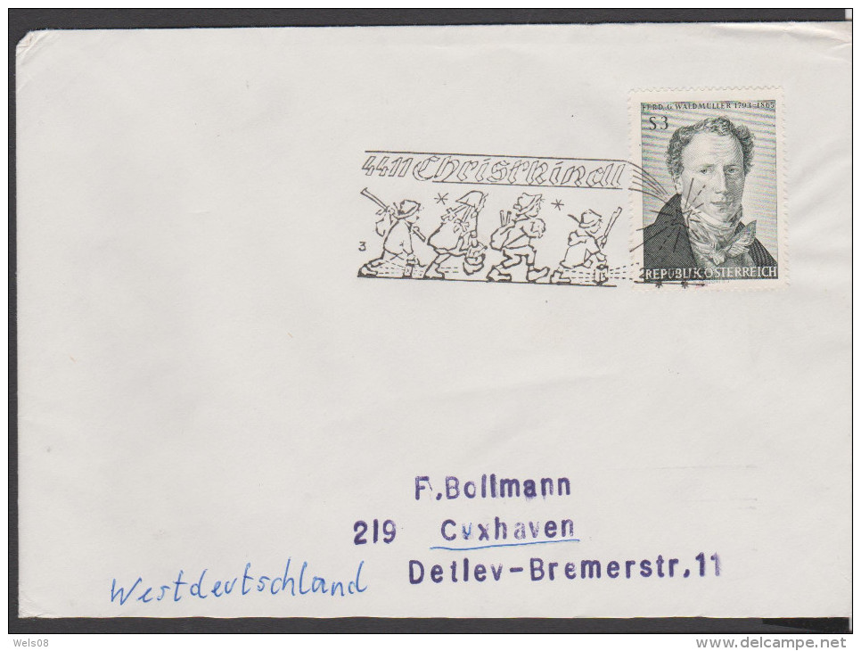 Österreich 1965: Brief "Christkindl - Beleg V. 21.12.1965" Mit UZ3 (siehe Foto/Scan) - Covers & Documents