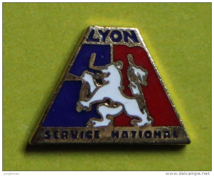 Pin´s - Gendarmerie - Lyon - Service National - Armee