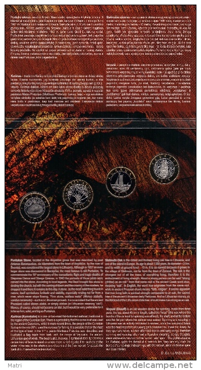 Lithuania 2 Litai Set Of 4 Coins 2013 Proof Coins Dedicated To The Creations Of Nature And Man. Mintage 4000 Pcs!!! - Lithuania