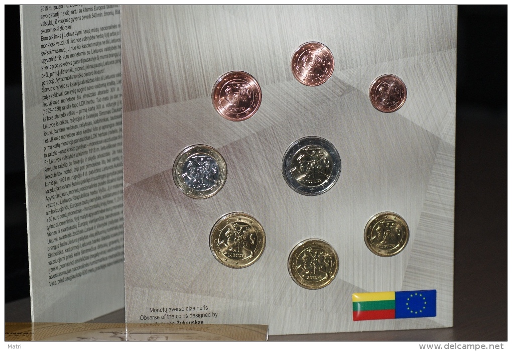 Lithuania 2015 Euro Coins Set - Lithuania