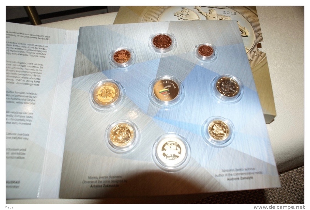 Lithuania 2015 Euro Coins Set Proof Mintage 7500!!! - Litauen