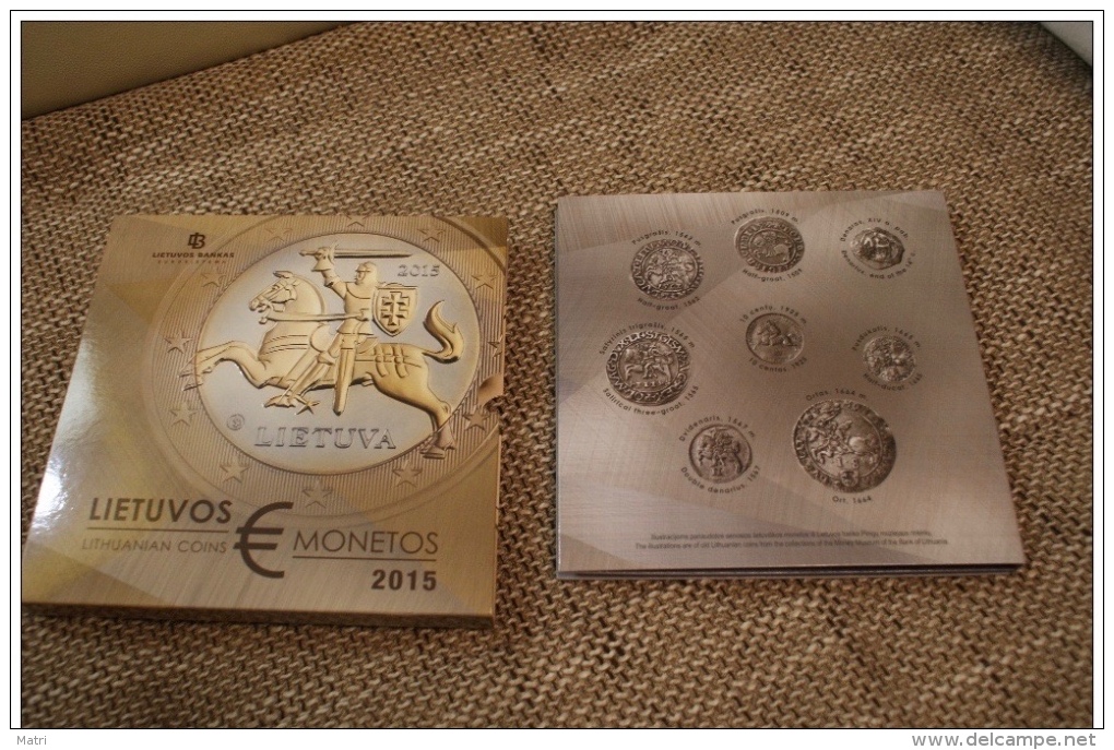 Lithuania 2015 Euro Coins Set Proof Mintage 7500!!! - Lithuania