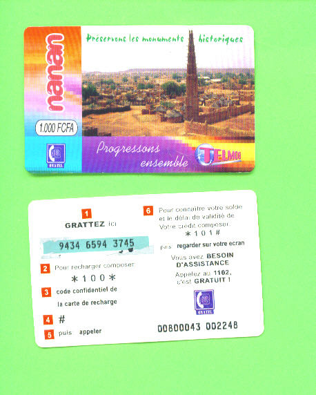 BURKINA FASO - Remote Phonecard As Scan - Burkina Faso