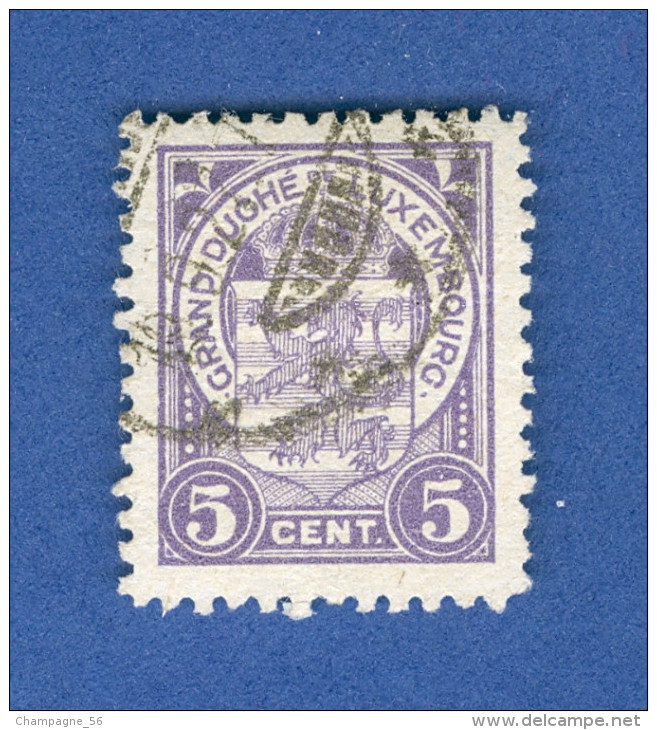 VARIÉTÉS 1924 / 26 N° 150 GRAND DUCHE LUXEMBOURG OBLITÉRÉ  DOS CHARNIÈRE - Errors & Oddities