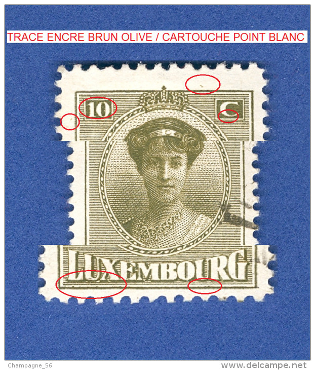 1924 / 26 N° 151 GRAND DUCHESSE CHARLOTTE OBLITÉRÉ  DOS CHARNIÈRE - Variétés & Curiosités