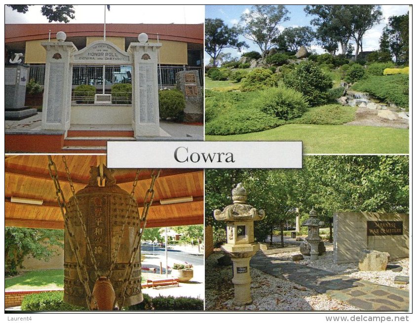 Australia -NSW - Cowra - War Memorial - Cowra Japanese War Cemetery - Japanese Garden - Peace Bell - Albury