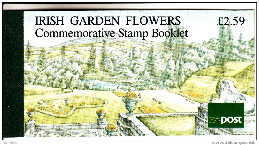 Ireland Booklet SG #SB36 Irish Garden Flowers: Narcissus, Roses, Heather - Booklets