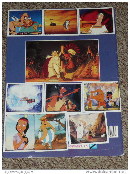 Vintage RARE album PANINI, incomplet, Astérix et les Indiens, 1995, Obélix, Uderzo Goscinny