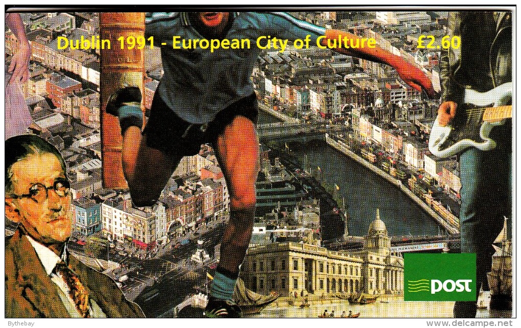 Ireland Booklet SG #SB38 Dublin 1991 European City Of Culture - Booklets