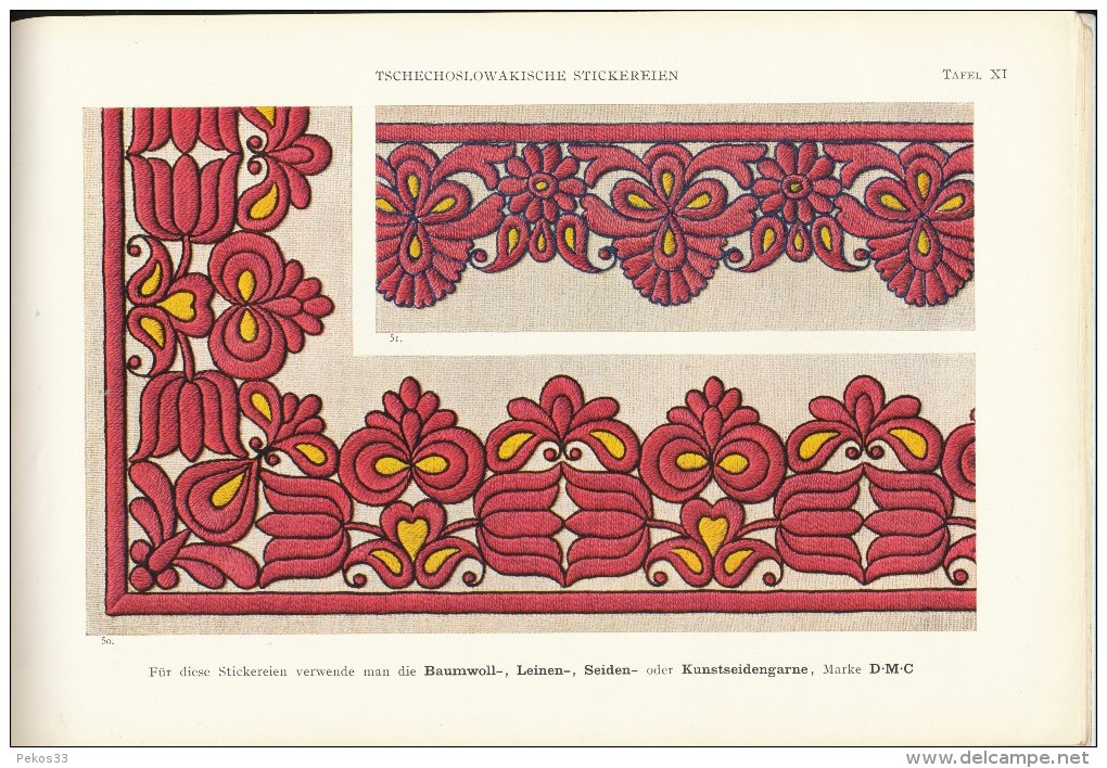 TSCHECHOSLAWISCHE STICKEREIEN 1915 Dillmont - Point De Croix