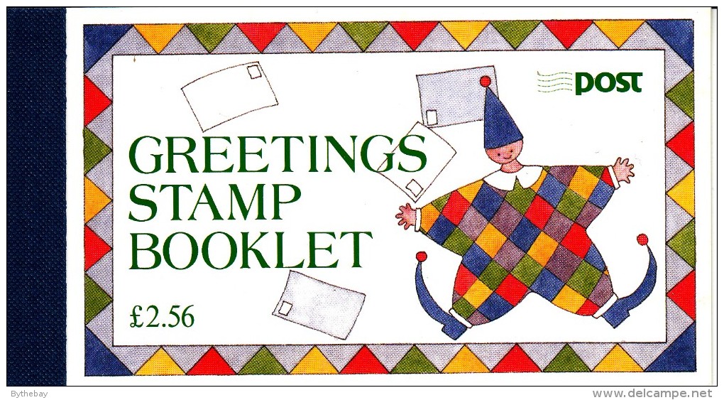 Ireland Booklet SG #SB51 Greetings: Tree Of Hearts, Teddy Bear, Clown, Bouquet Of Flowers - Booklets