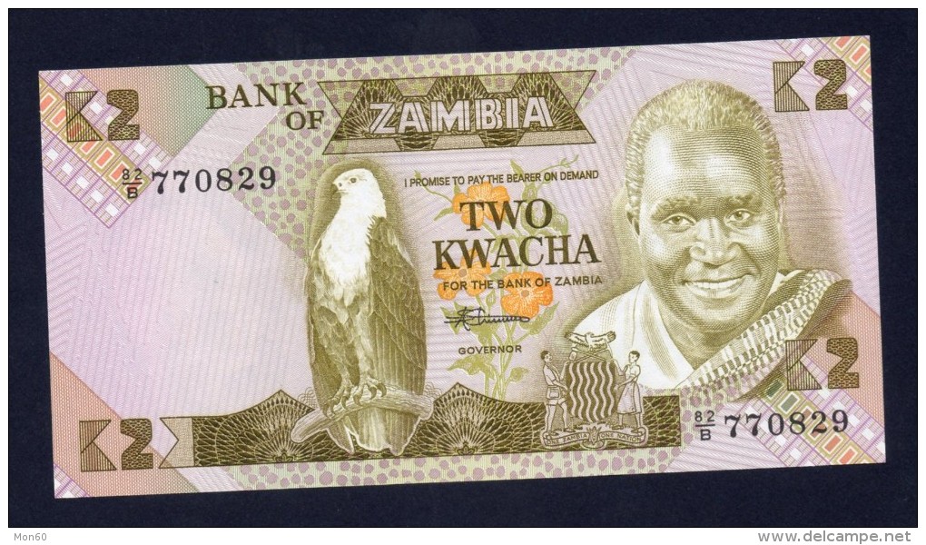 ZAMBIA 1980-88 - FDS - 2 KWACHA - Zambia