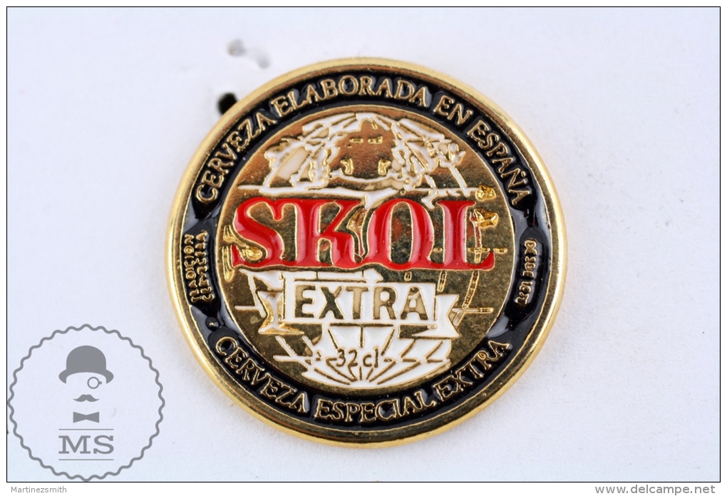 Skol Extra - Spanish Advertising Beer Pin Badge  #PLS - Marcas Registradas