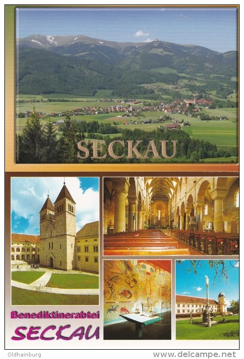 0698m: 4 Moderne AKs Basilika Seckau, Ungelaufen - Seckau