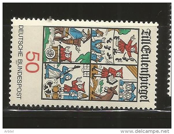 ALEMANIA 1977 TILL EULENSPIEGEL GRABADO - Grabados