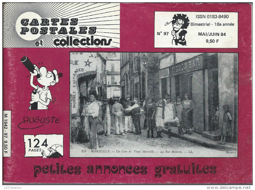 Revue  Carte Postale Et Collection  N: 97  De 1984 - French