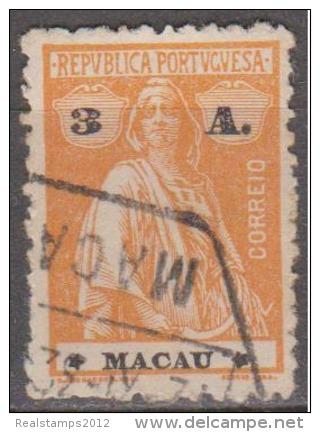 MACAU - 1924,  Ceres. Novas Cores E Valores, 3 A.  D. 12 X 11 1/2  (o)  MUNDIFIL  Nº 248 - Used Stamps