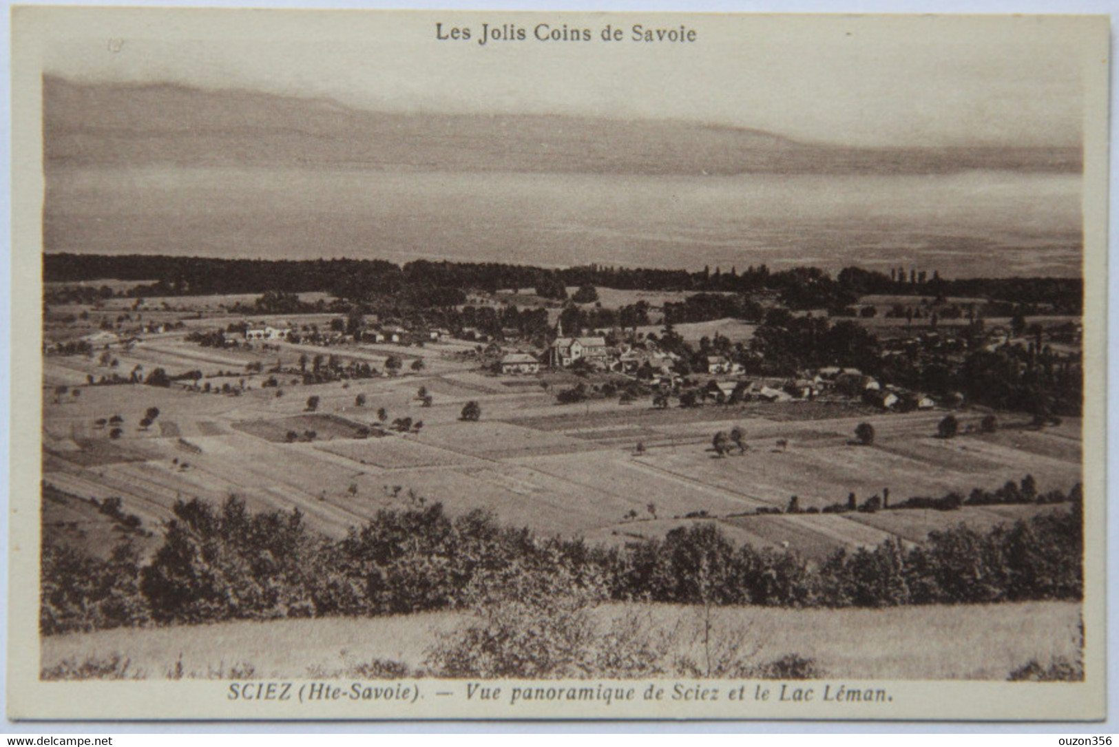 SCIEZ (HAUTE-SAVOIE), Vue Panoramique De Sciez Et Le Lac Léman - Sciez